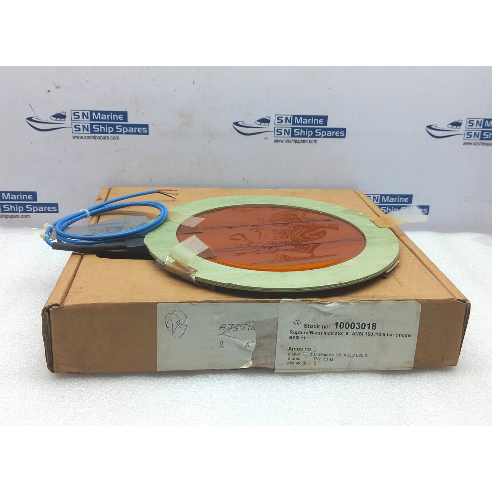 BS&B Safety System BAS+ Burst Indicator Size: 6” ANSI 150/1