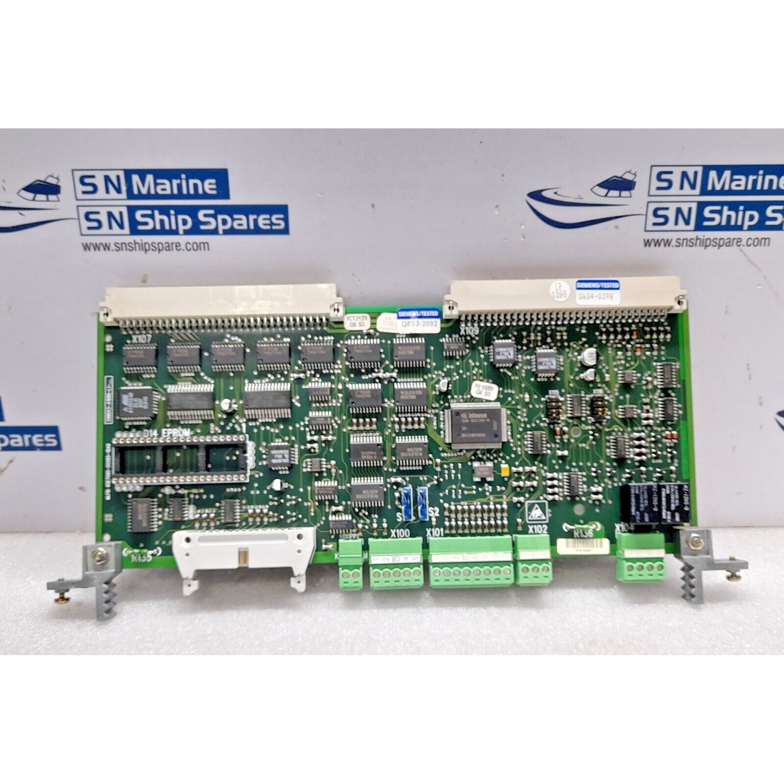Siemens 6SE7090-0XX85-1DA0 Unidad de Control Tarjeta Q6S4-03