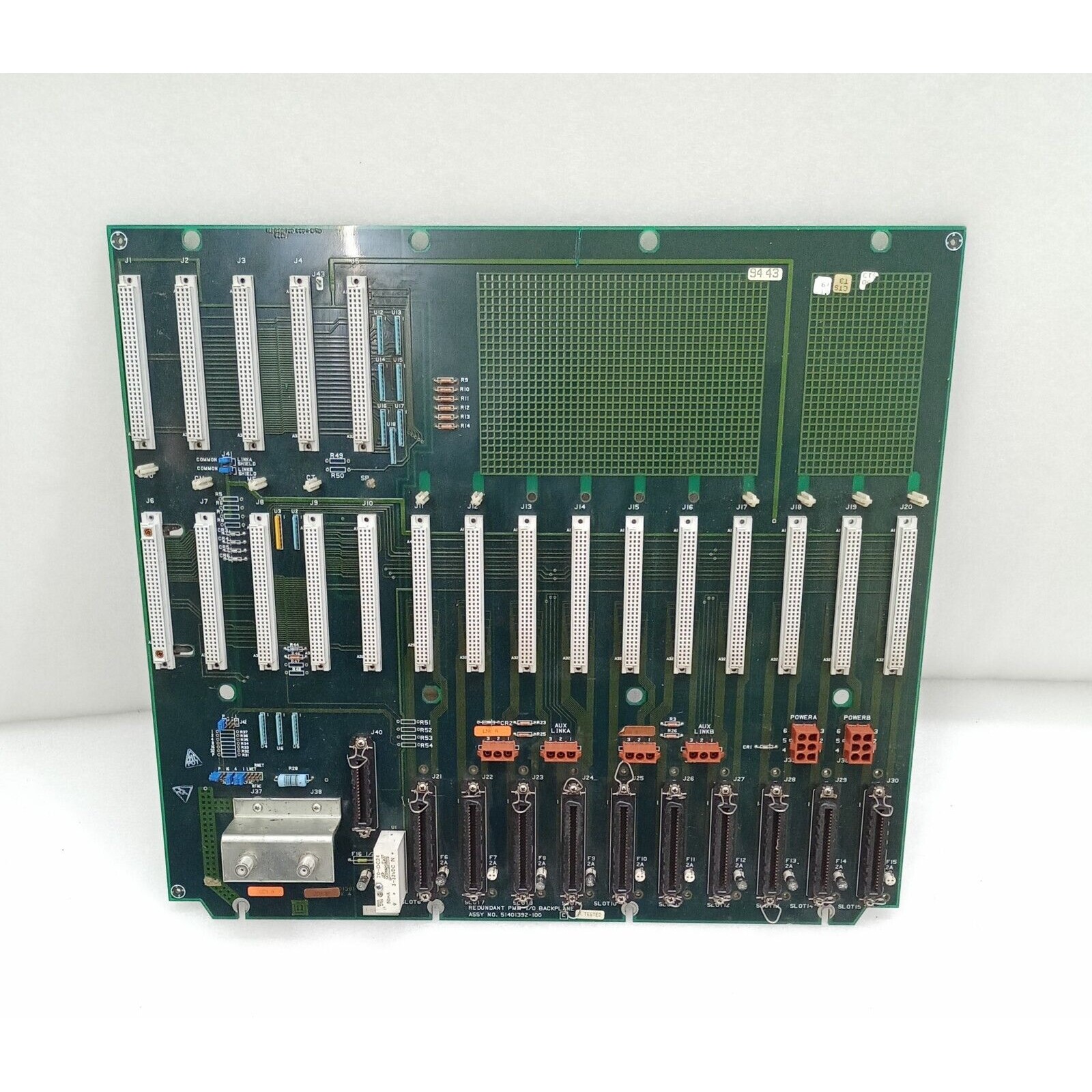 Honeywell Redundant PMM-I/O Backplane 51401392-100 / 5140139