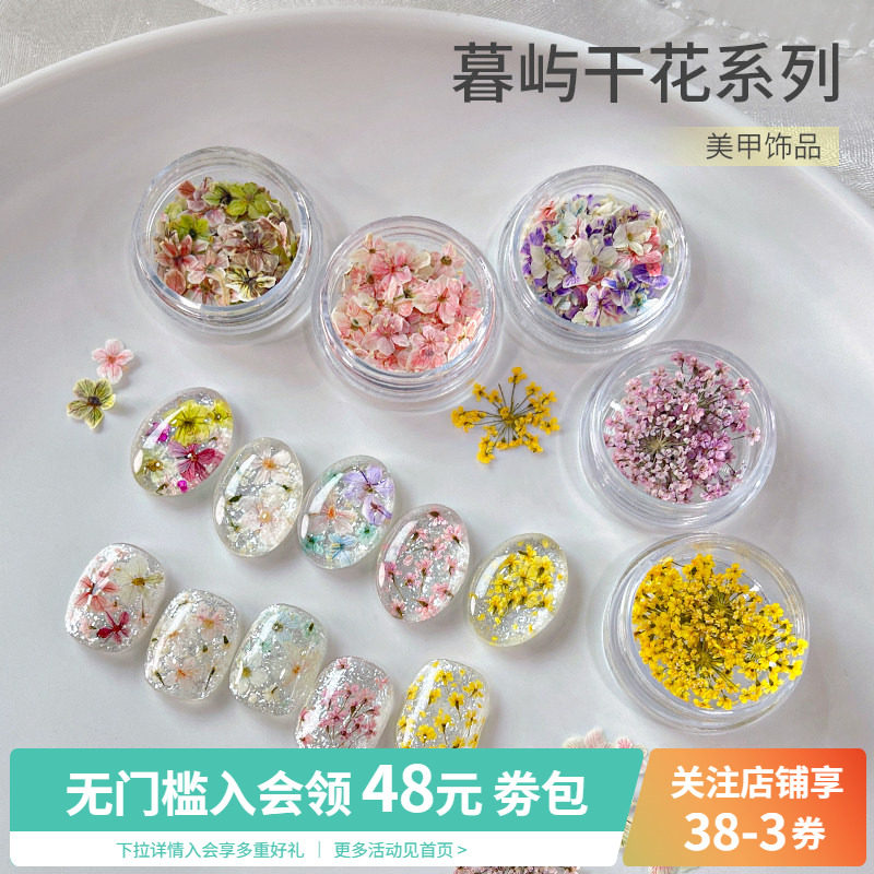 美甲专用干花瓣diy材料图片