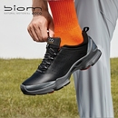 健步BIOMC 真皮缓震休闲防滑跑步鞋 091504 情侣 ECCO爱步运动鞋
