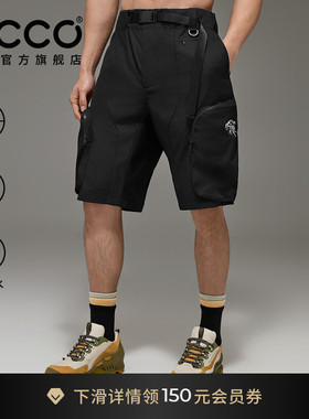 ECCO×白山联名胶囊系列 春夏透气防泼水户外软壳短裤 EW251P005