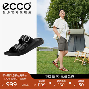 透气沙滩鞋 科摩500934 时尚 男款 外穿 拖鞋 勃肯拖鞋 ECCO爱步夏季