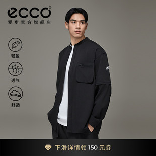 ECCOx白山联名胶囊系列 EW251J012 春夏户外防泼轻薄外套男款