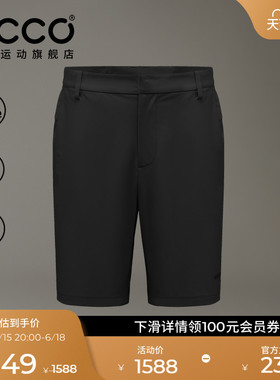 ECCO爱步男款短裤 26新春夏凉感短裤运动休闲裤  EG261P032