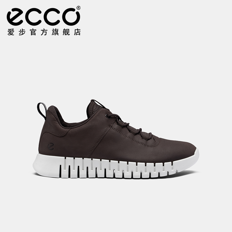 爱步舒适百搭厚底运动鞋旅游鞋男