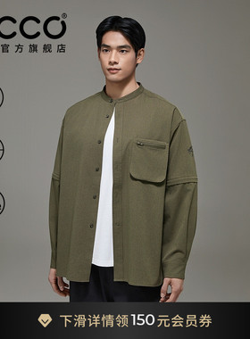 ECCOx白山联名胶囊系列 春夏户外防泼轻薄外套男女同款 EW251J012