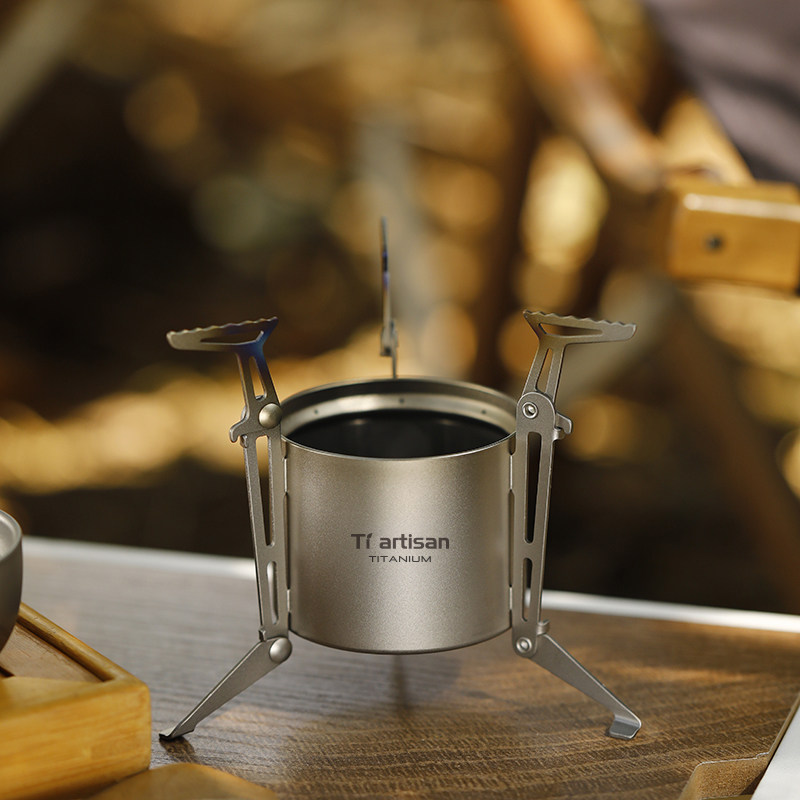 钛工匠纯钛酒精炉户外煮茶汽化炉露营便携防风炉头固液体通用炉具,户外/登山/野营/旅行用品,野餐炉具/焚火架,淘宝优惠券,粉丝福利购,淘宝优惠卷