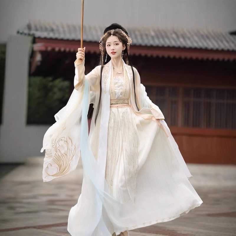 超仙大袖裙女秋季汉服宋制原创衫齐腰款襦改良日常套装风古装现货