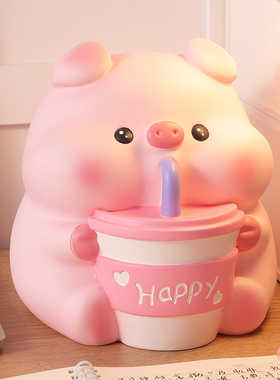 小猪成人款大容量存钱罐2026新款只进不出儿童实用高颜值储蓄钱罐