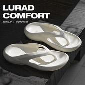 户外穿凉拖夹脚防滑夹拖EVA沙滩鞋 简约厚底人字拖男夏季 透气拖鞋