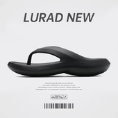 路拉迪新品 外穿夹脚凉拖厚底夹拖沙滩鞋 人字拖男EVA夏季 防滑拖鞋