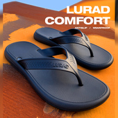 黑色橡胶沙滩鞋 路拉迪外穿人字拖男夏季 防滑耐磨凉拖夹脚拖鞋 潮流