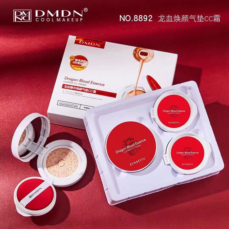 DMDN气垫CC霜女保湿清爽控油持妆水润彩妆粉底液遮瑕力强水光
