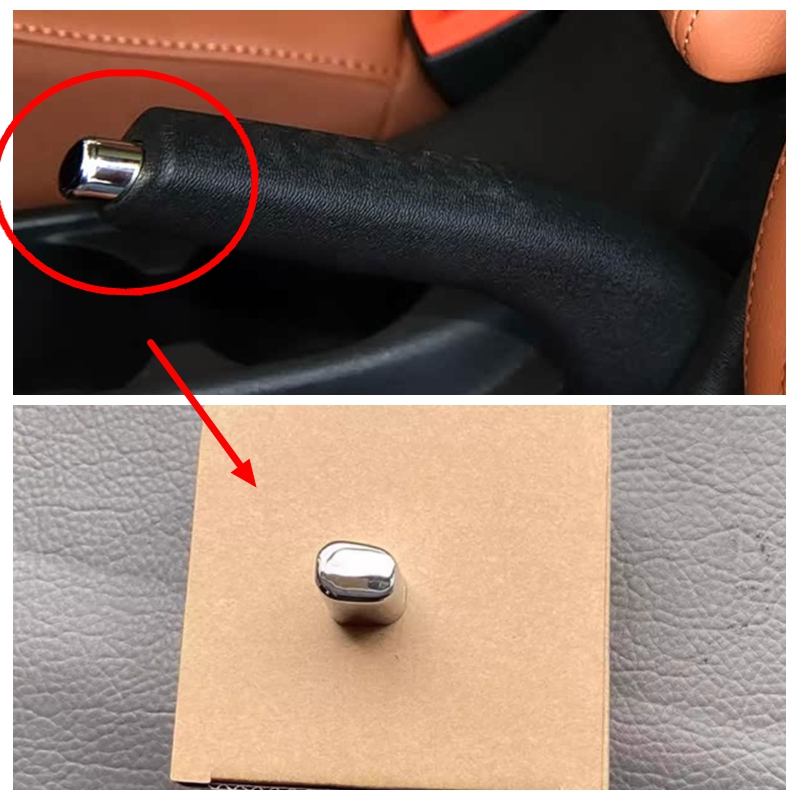 X35手刹拉手拉柄按钮镀铬