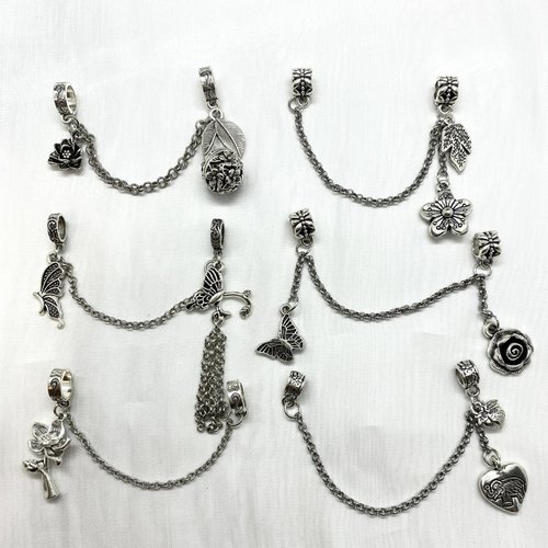 水晶diy配饰品高保色合金配件