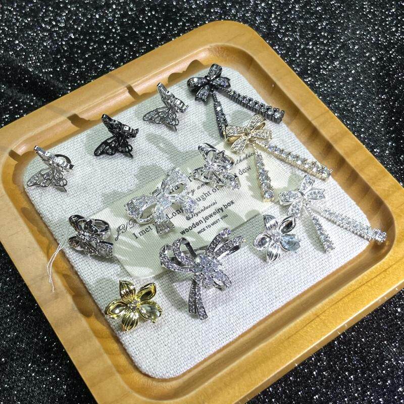 铜合金电镀高保色水晶diy饰品图片