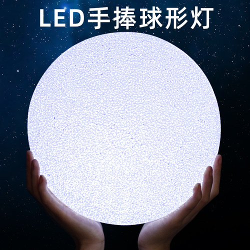 灯火里的中国灯球发光圆球灯演出