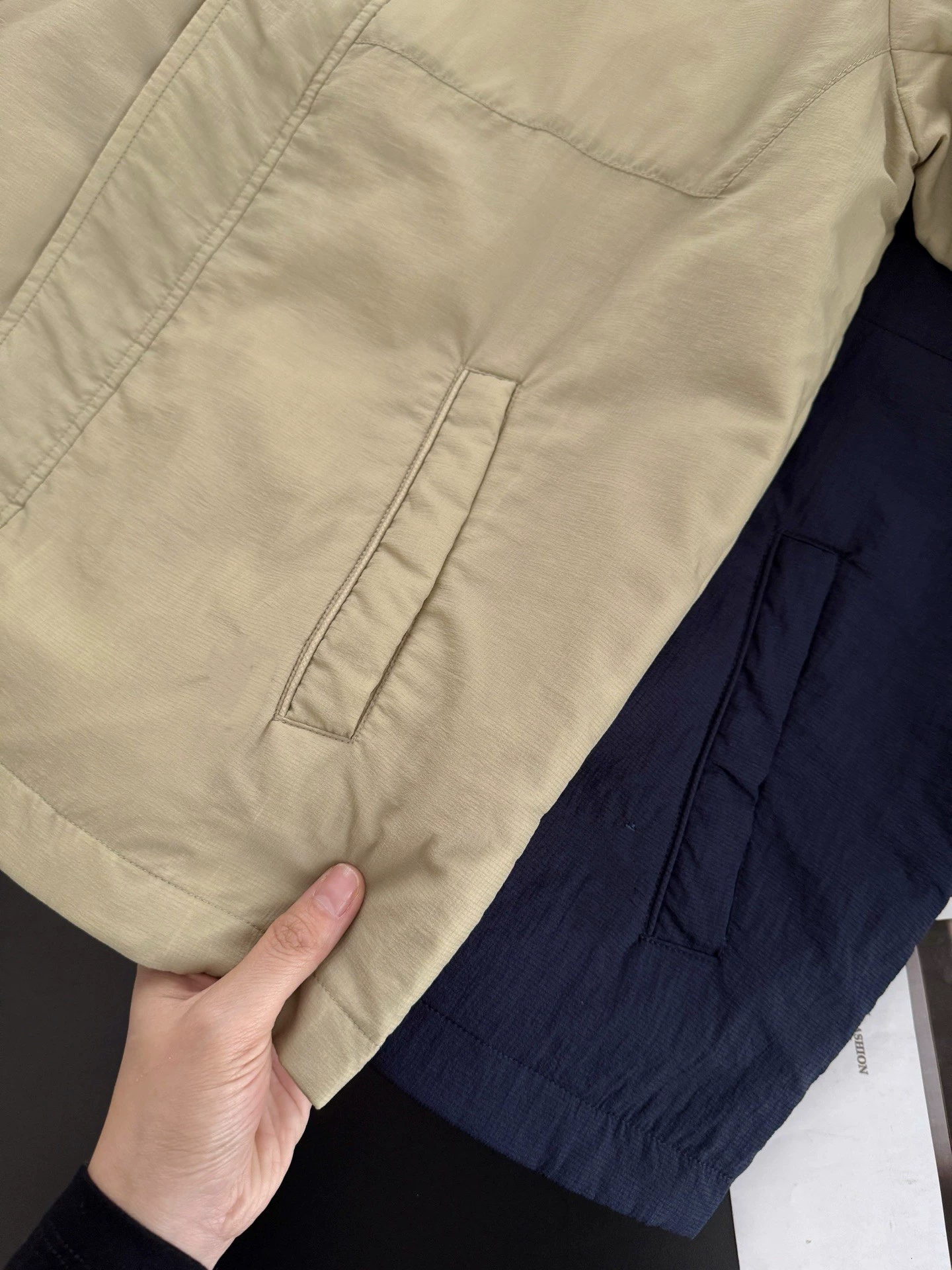 轻便保暖棉服长青款~家属福利男士保暖轻便棉服衣外套衬衫领棉服