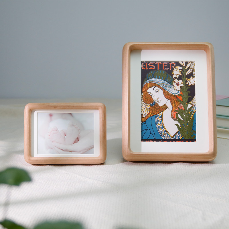 樱桃木相框定制简约现代厂家直销