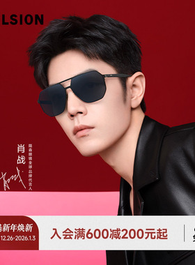 陌森眼镜2025新款偏光太阳镜蛤蟆镜飞行员防强光开车墨镜男MS8068