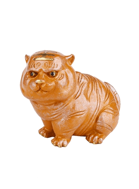 铜老虎生肖虎摆件彩铜小萌虎礼品