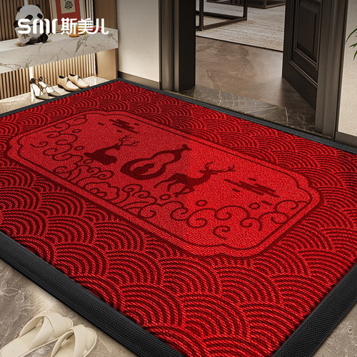 别墅高级感玄关进门口大地毯