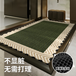 绿色入户地垫高弹尼龙丝防滑耐脏门口进门脚垫免洗轻奢高级感门垫