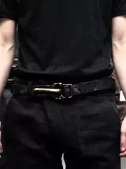 Signal Dark Pioneer Handmade Genuine Leather LIMI Yamamoto Style Yohji Craftsman Dark Pioneer Belt
