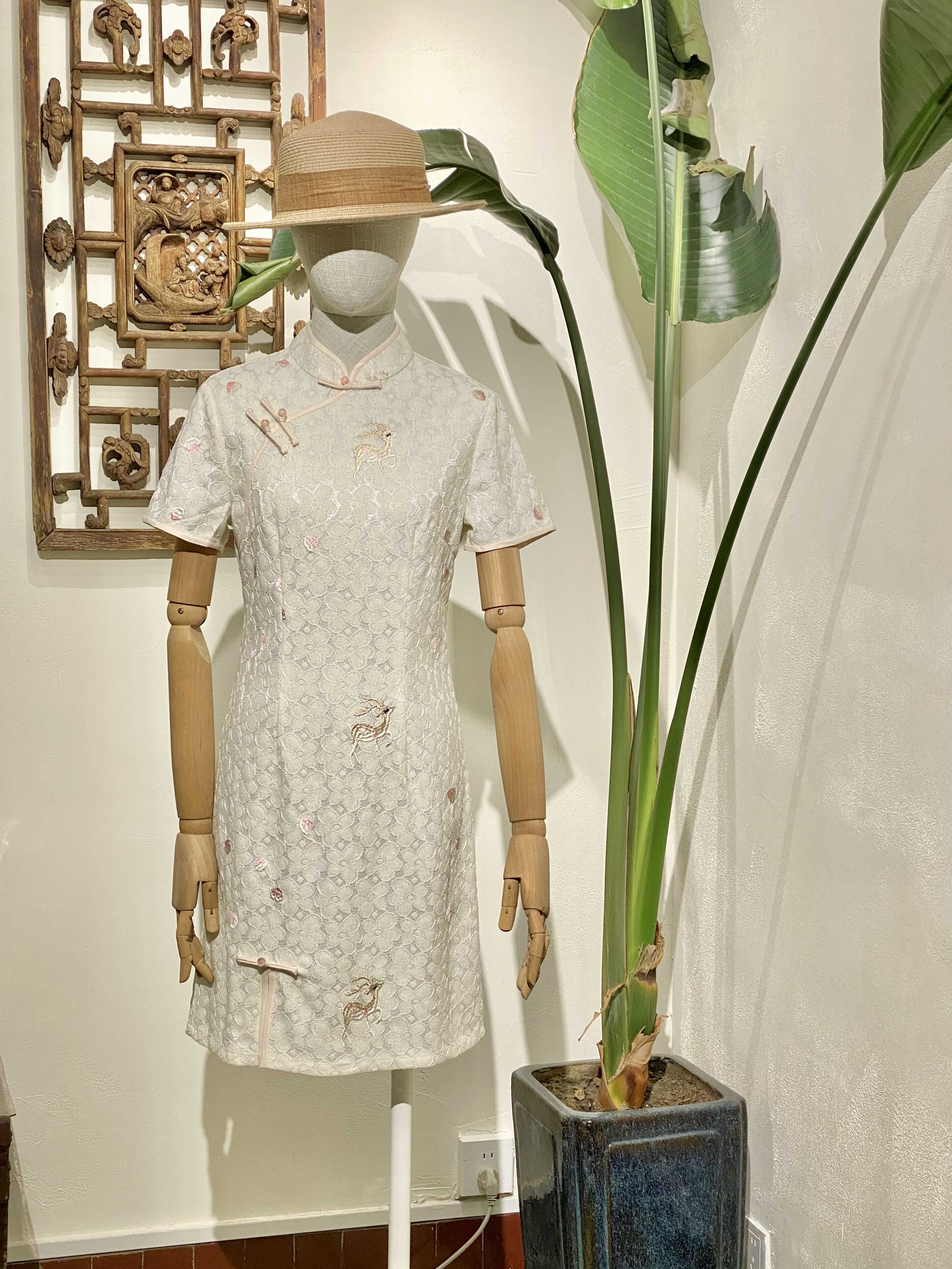 夏季盘扣旗袍时尚改良短款