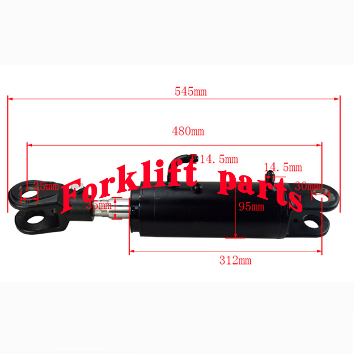 TOYOTA丰田叉车配件8FD30/8FB30/FDZN30倾斜油缸65510-36560-71优