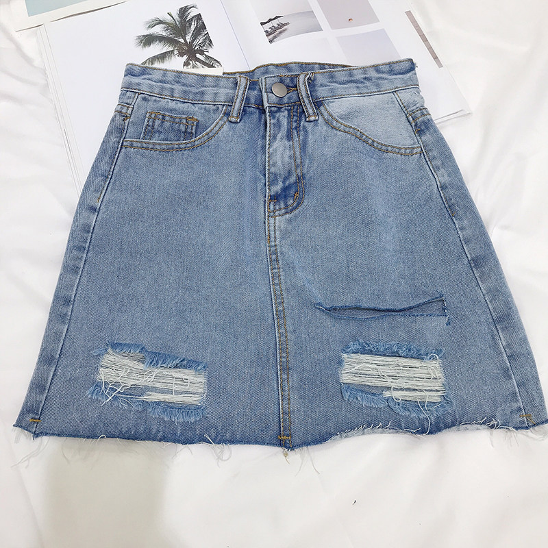 [Photographed 19.99 element]A soft home is soft 2019 summer Korean Edition cowboy skirt Package hip A word skirt Show thinin the Women's clothing/Boutique , Skirts  category - from Buy2taobao.com to provide professional Taobao agent buy service