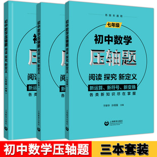 初中数学压轴题阅读探究新定义七八九年级全套于新华孙现强初中数学刷题解题技巧大全初一初二初三基础知识中考数学十六讲总复习