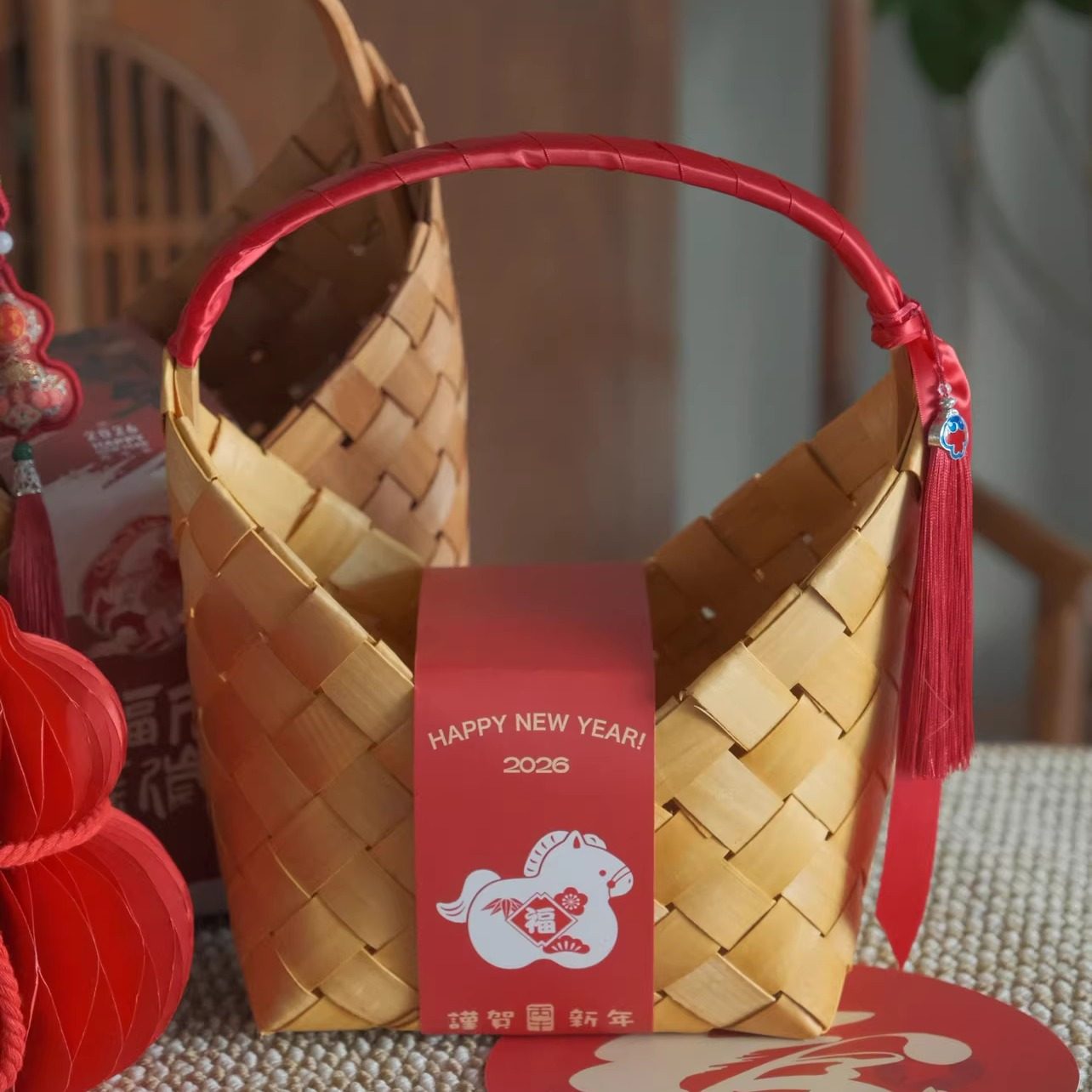 木片编织中式提篮点心特产水果伴手礼提篮企业礼品礼盒包装盒定制,包装,年货礼品包装,淘宝优惠券,粉丝福利购,淘宝优惠卷