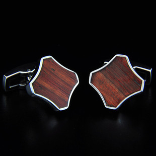 简约风 风水袖 袖 原生红木袖 口商务 衬衣男士 扣 衬衫 斯巴达 钉法式