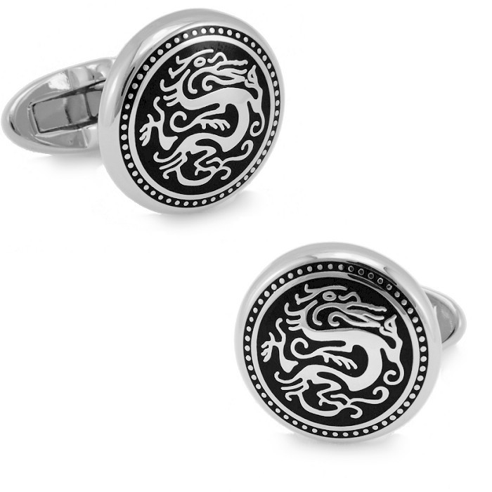 Sparta Arrogance Silver Dragon Drip glue Color plated Platinum Cufflinks French Sleeve nail man shirt Cuff business affairs leisure timein the Accessories/Leather belt/Hat/Muffler , Cufflink  category - from Buy2taobao.com to provide professional Taobao agent buy service