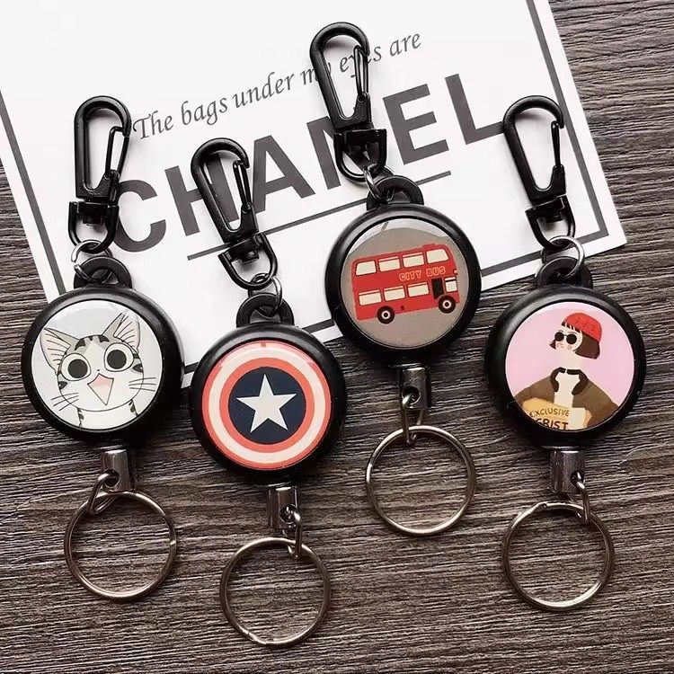 自动伸缩 高回弹尼龙绳伸缩 创意钥匙扣大门钥匙防丢防盗易拉扣,节庆用品/礼品,钥匙扣,淘宝优惠券,粉丝福利购,淘宝优惠卷