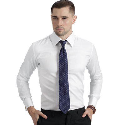 Eabri/驿泊高唯男士正装衬衫法式 英式商务修身纯棉 多色可选