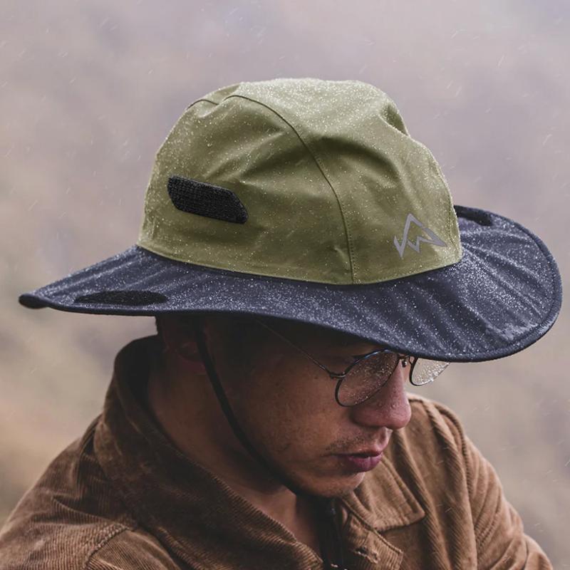 渔夫帽户外男女秋冬防雨防水雨帽