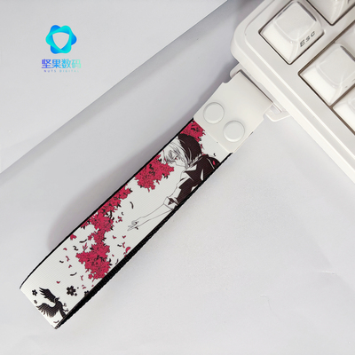 红底樱花二次元键盘飘带ATK68潜行者68美加狮nanoMAD/EZ60fire68