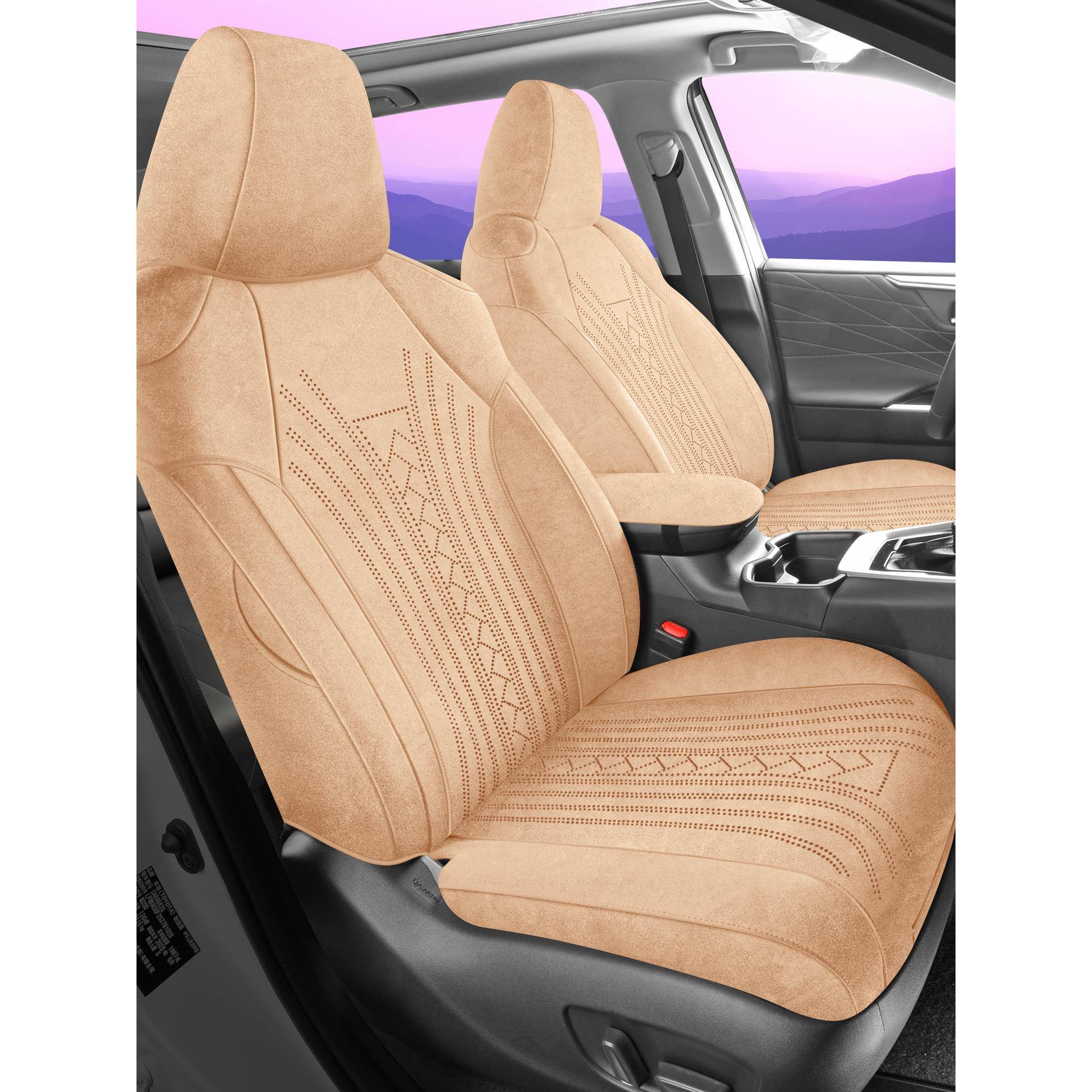 25年新款专车定制丰田RAV4拉姆斯翻毛皮马鞍垫汽车坐垫专用座椅套