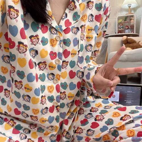 原田治网红卡通可外穿薄款女睡衣