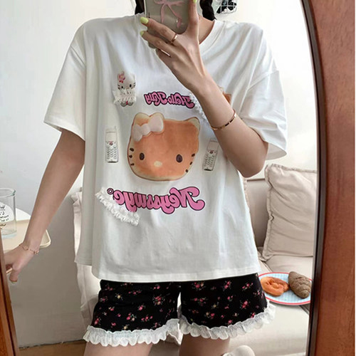 KITTY猫卡通可爱小猫套装