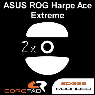 核派Corepad华硕ROG魔刃X 月刃2龙鳞2ACE Extreme鼠标脚贴 特氟龙