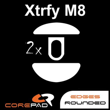 核派Corepad Xtrfy M4WM42WMZ1W有线无线鼠标脚贴脚垫