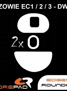 核派Corepad卓威ECDW U2 DW无线ECDW EC123-CW FK2DWS2鼠标脚贴