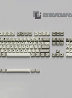 腹灵OG复古灰经典白原厂高度PBT五面热升华机械键盘键帽客制化