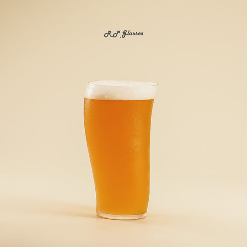 波浪杯啤酒杯S型可加工LOGO