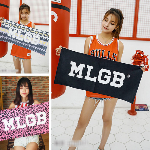 粉红色豹纹方巾小手帕个性定制