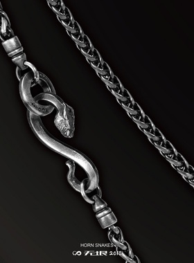 无垠925银麦穗链复古百搭项链